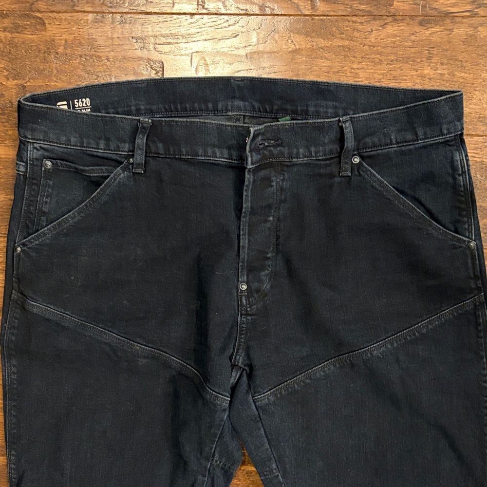 G-Star Men's Dark Denim Relaxed Jeans